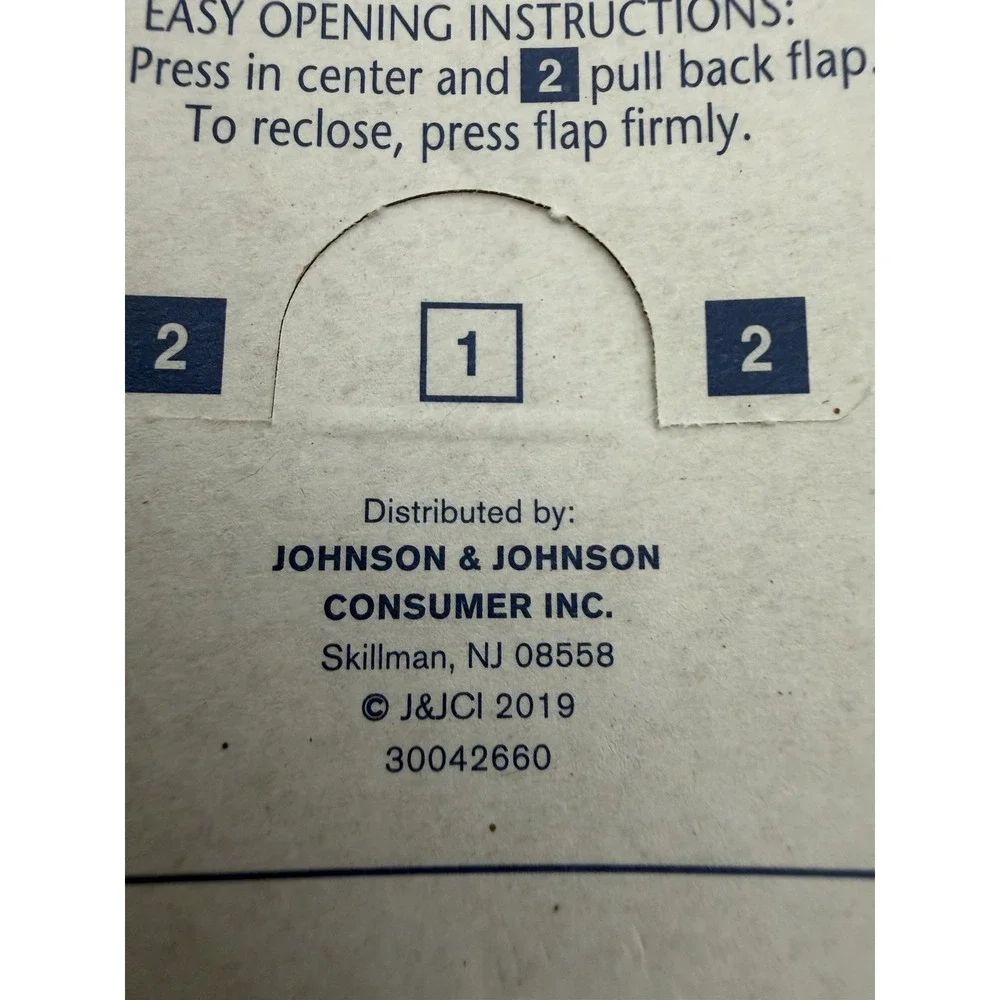 Johnson's Safety Swabs 100% Pure Cotton, 185 Count Discontinued New In Box